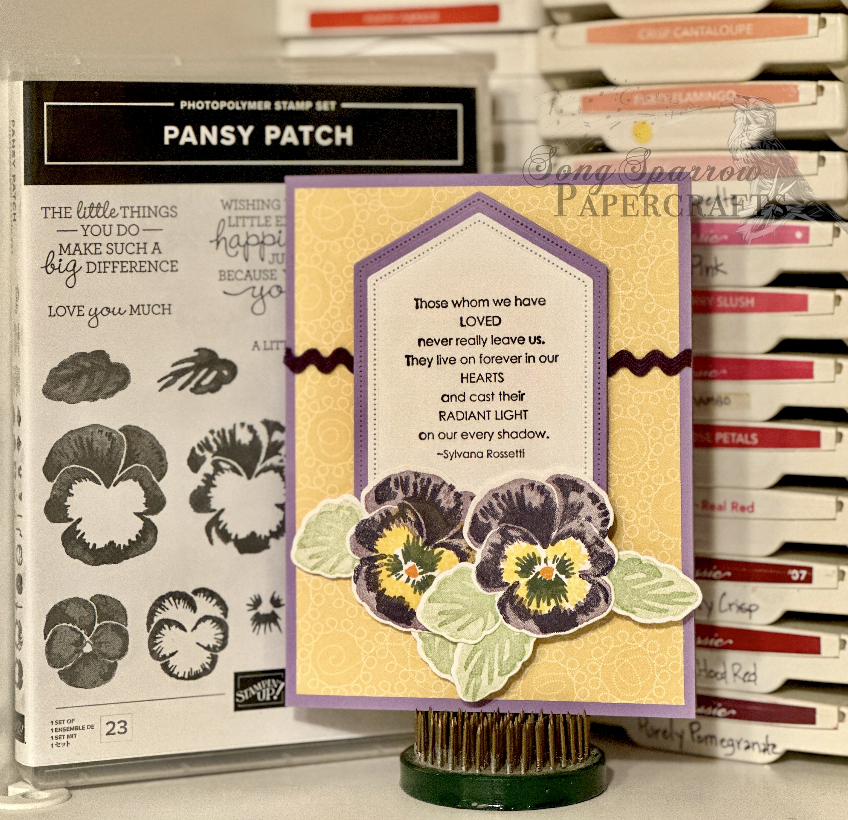Patch of Pansies – Song Sparrow Papercrafts