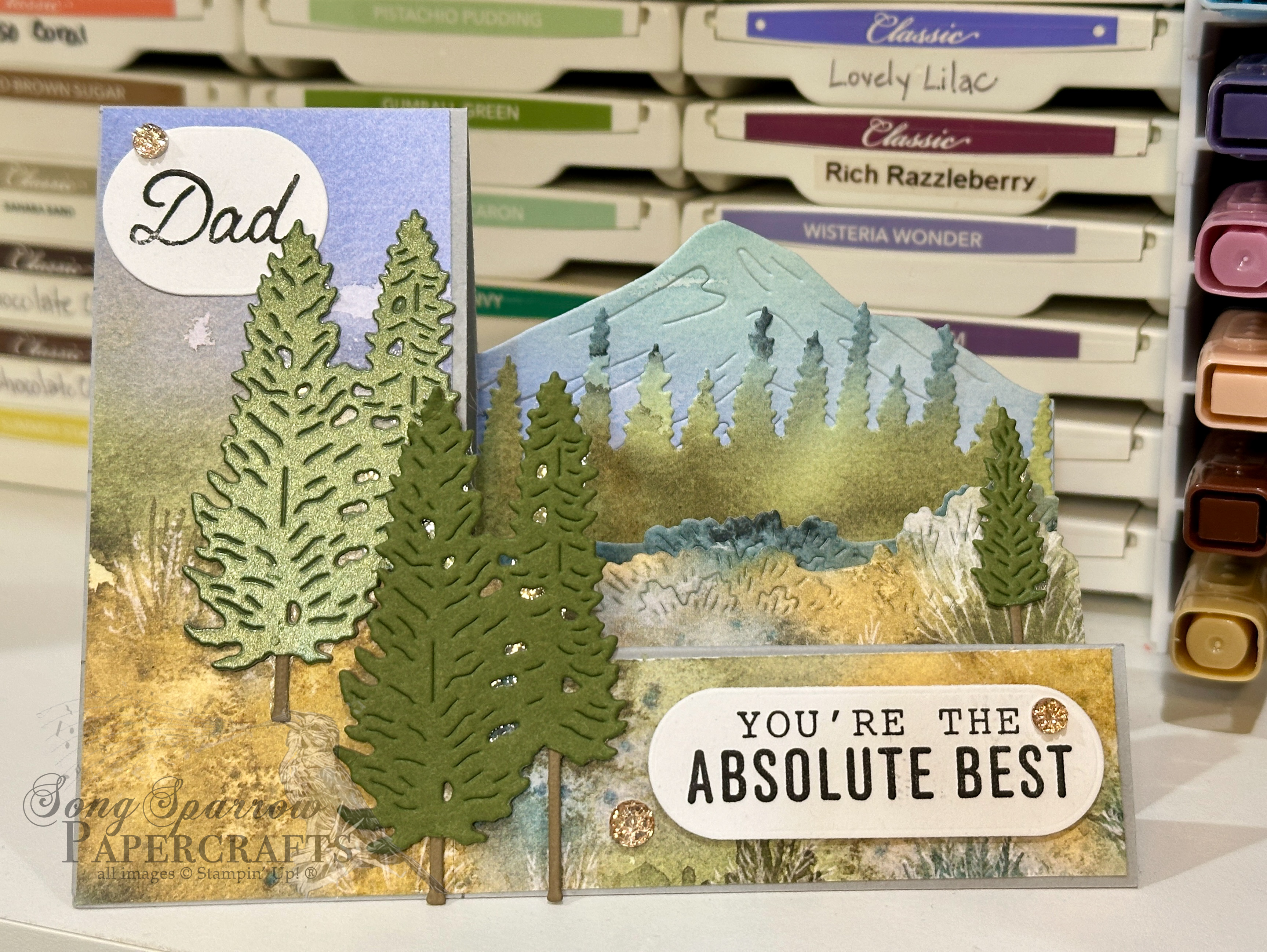 Absolute Best Dad – Song Sparrow Papercrafts